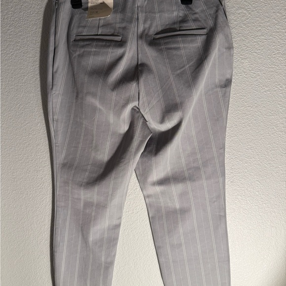 Gray Pinstripe Pants A New Day Women’s Size 12 - Picture 2 of 7